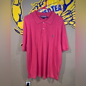 Vineyard Vines Men's Bright Pink Polo